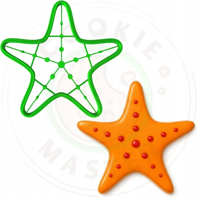 FOREMKA Wykrawacz do Pierników ZWIERZĘTA MORSKIE Lato - ROZGWIAZDA 10cm