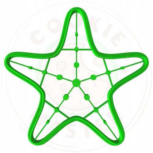 FOREMKA Wykrawacz do Pierników ZWIERZĘTA MORSKIE Lato - ROZGWIAZDA 10cm