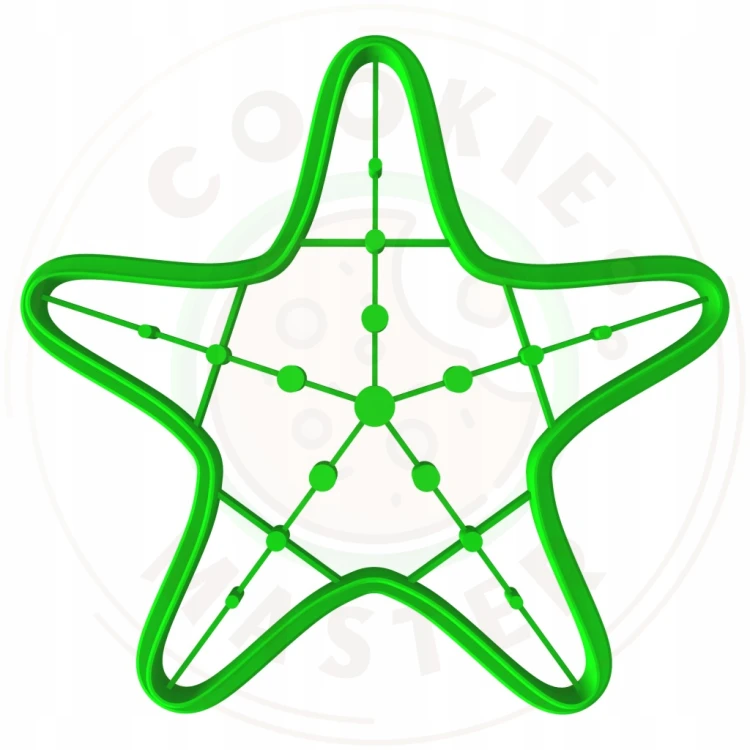 FOREMKA Wykrawacz do Pierników ZWIERZĘTA MORSKIE Lato - ROZGWIAZDA 10cm