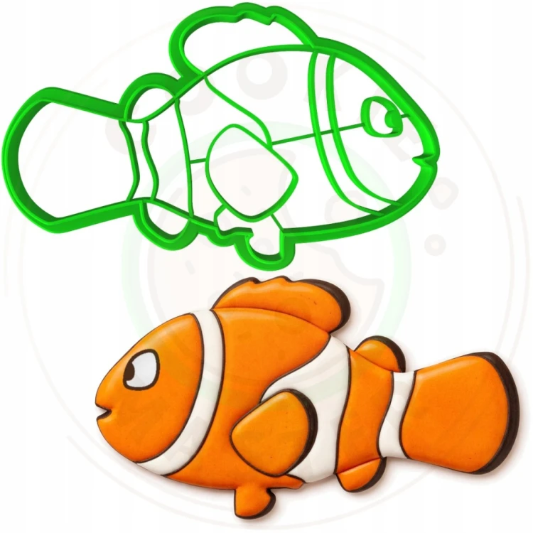 FOREMKA Wykrawacz do Pierników ZWIERZĘTA MORSKIE - BŁAZENKA RYBKA NEMO 10cm