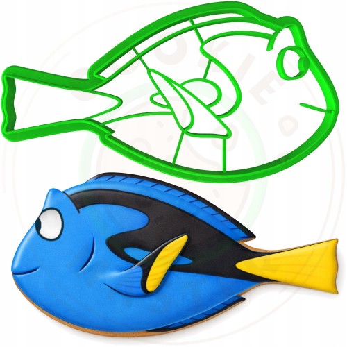 FOREMKA Wykrawacz do Pierników ZWIERZĘTA MORSKIE - Pokolec RYBKA DORY 10cm