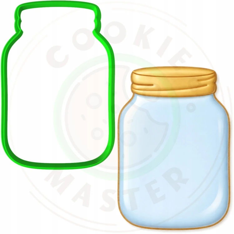 FOREMKA Wykrawacz do Pierników na DZIEŃ BABCI DZIADKA Przetwory SŁOIK 10cm