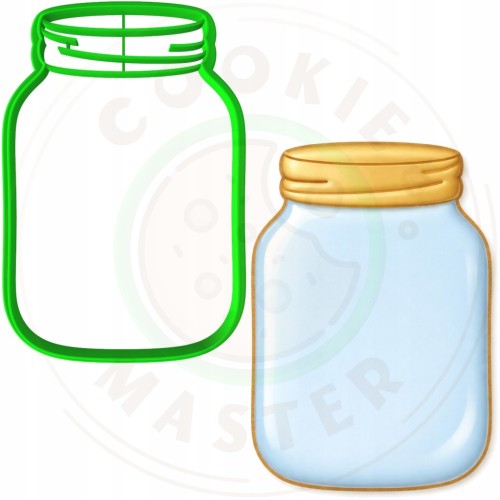 FOREMKA Wykrawacz do Pierników na DZIEŃ BABCI DZIADKA Przetwory SŁOIK 10cm