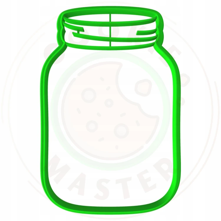 FOREMKA Wykrawacz do Pierników na DZIEŃ BABCI DZIADKA Przetwory SŁOIK 10cm