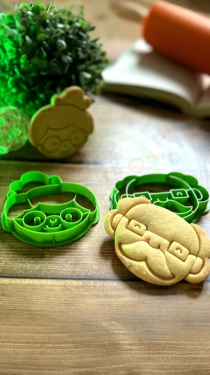 FOREMKA Wykrawacz do Pierników na DZIEŃ BABCI DZIADKA Przetwory SŁOIK 10cm