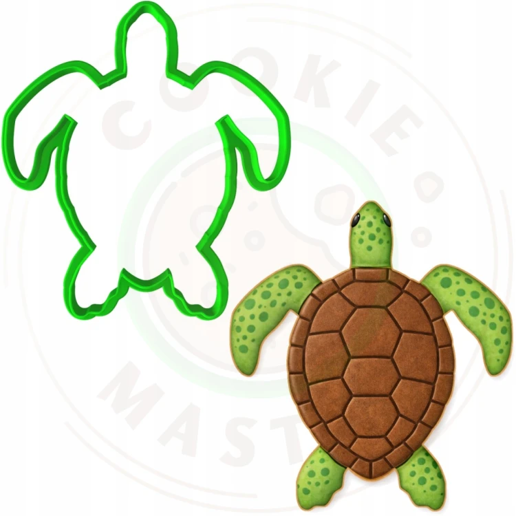 FOREMKA Wykrawacz do Pierników Lato ZWIERZĘTA MORSKIE - ŻÓŁW WODNY 10cm