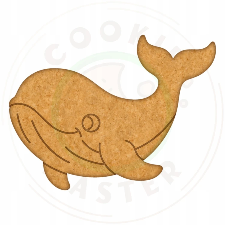 FOREMKA Wykrawacz do Pierników Lato ZWIERZĘTA MORSKIE - WIELORYB WALEŃ 10cm