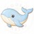 FOREMKA Wykrawacz do Pierników Lato ZWIERZĘTA MORSKIE - WIELORYB WALEŃ 10cm