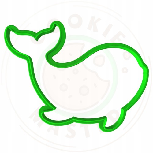 FOREMKA Wykrawacz do Pierników Lato ZWIERZĘTA MORSKIE - WIELORYB WALEŃ 10cm