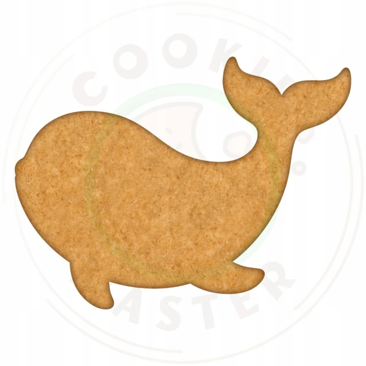 FOREMKA Wykrawacz do Pierników Lato ZWIERZĘTA MORSKIE - WIELORYB WALEŃ 10cm