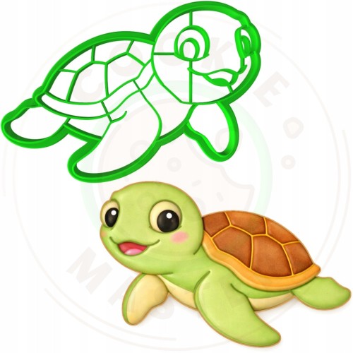 FOREMKA Wykrawacz do Pierników Lato ZWIERZĘTA MORSKIE - ŻÓŁW WODNY 10cm