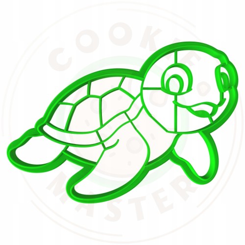 FOREMKA Wykrawacz do Pierników Lato ZWIERZĘTA MORSKIE - ŻÓŁW WODNY 10cm