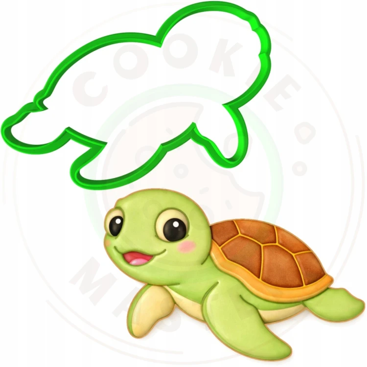 FOREMKA Wykrawacz do Pierników Lato ZWIERZĘTA MORSKIE - ŻÓŁW WODNY 10cm