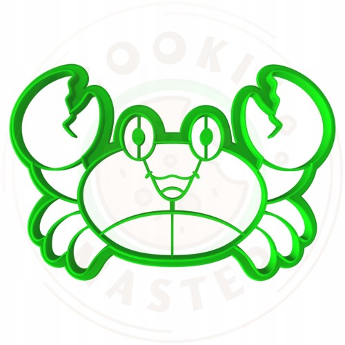 FOREMKA Wykrawacz do Pierników Lato ZWIERZĘTA MORSKIE KRAB 10cm + PRZEPISY