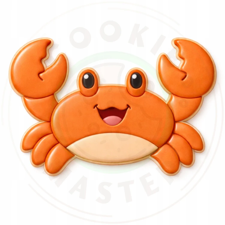 FOREMKA Wykrawacz do Pierników Lato ZWIERZĘTA MORSKIE KRAB 10cm + PRZEPISY