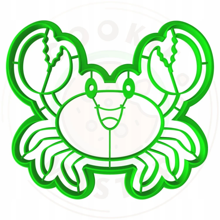 FOREMKA Wykrawacz do Pierników Lato ZWIERZĘTA MORSKIE KRAB 10cm + PRZEPISY