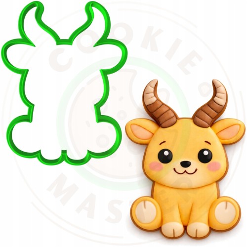 FOREMKA Wykrawacz do Pierników Lato ZWIERZĘTA AFRYKA SAFARI ANTYLOPA 11cm