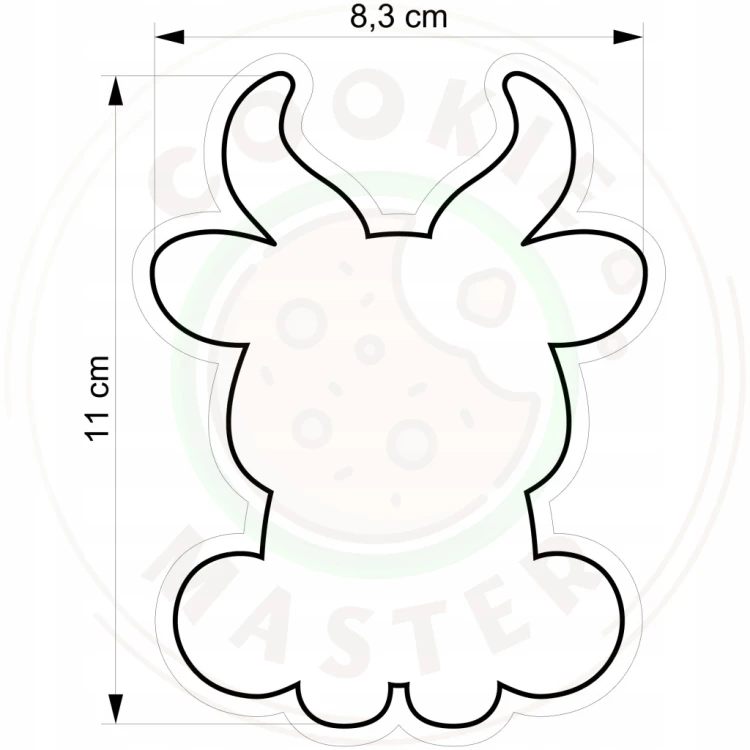 FOREMKA Wykrawacz do Pierników Lato ZWIERZĘTA AFRYKA SAFARI ANTYLOPA 11cm