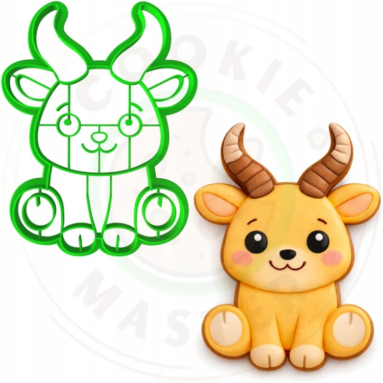 FOREMKA Wykrawacz do Pierników Lato ZWIERZĘTA AFRYKA SAFARI ANTYLOPA 11cm