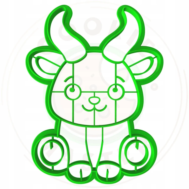 FOREMKA Wykrawacz do Pierników Lato ZWIERZĘTA AFRYKA SAFARI ANTYLOPA 11cm