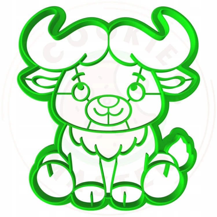 FOREMKA Wykrawacz do Pierników Ciastek ZWIERZĘTA AFRYKA SAFARI BAWÓŁ 9,5cm