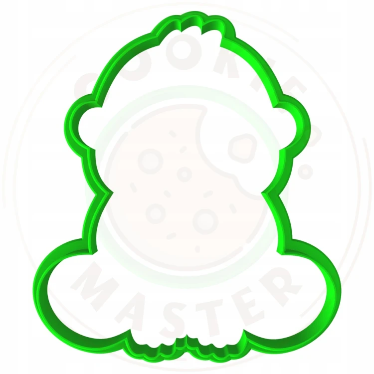 FOREMKA Wykrawacz do Pierników Lato ZWIERZĘTA AFRYKA GORYL 9cm + Przepisy