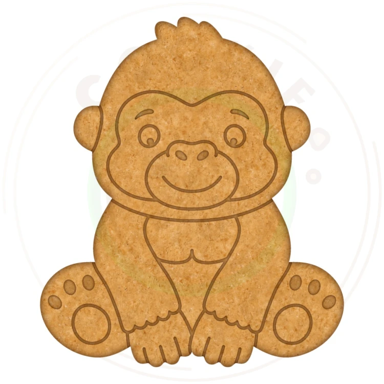 FOREMKA Wykrawacz do Pierników Lato ZWIERZĘTA AFRYKA GORYL 9cm + Przepisy