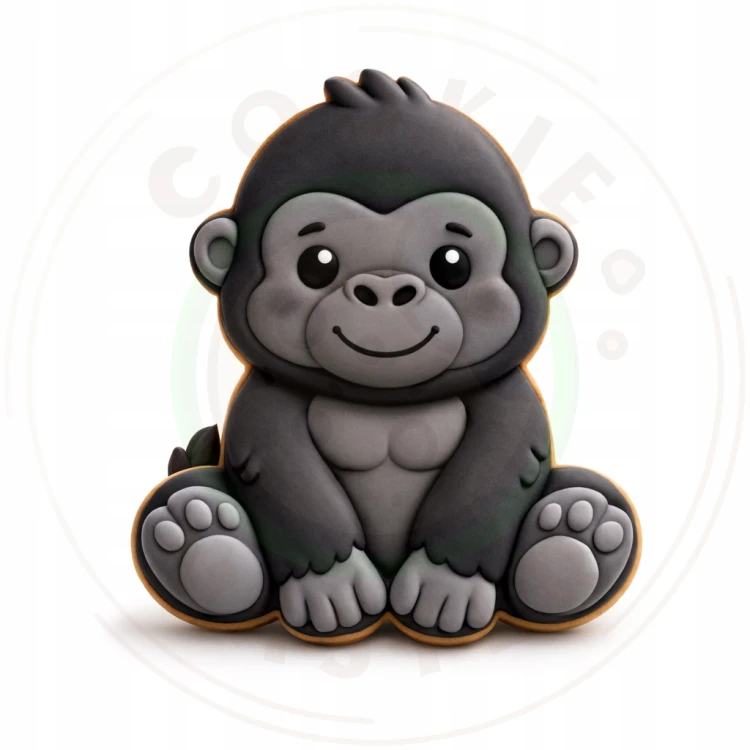 FOREMKA Wykrawacz do Pierników Lato ZWIERZĘTA AFRYKA GORYL 9cm + Przepisy