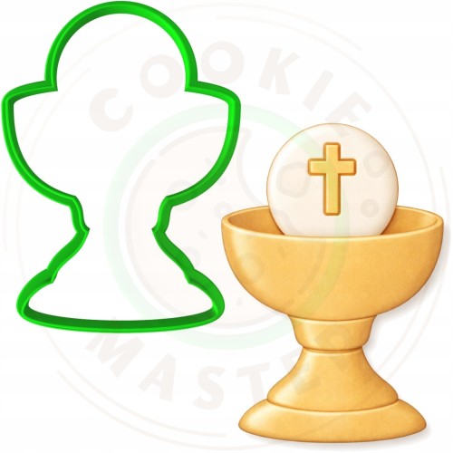 FOREMKA Wykrawacz do Pierników KOMUNIA - Kielich z hostią 10cm + Przepisy