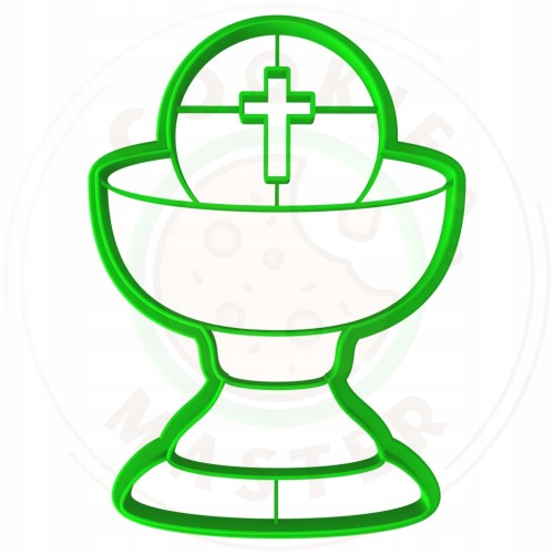 FOREMKA Wykrawacz do Pierników KOMUNIA - Kielich z hostią 10cm + Przepisy