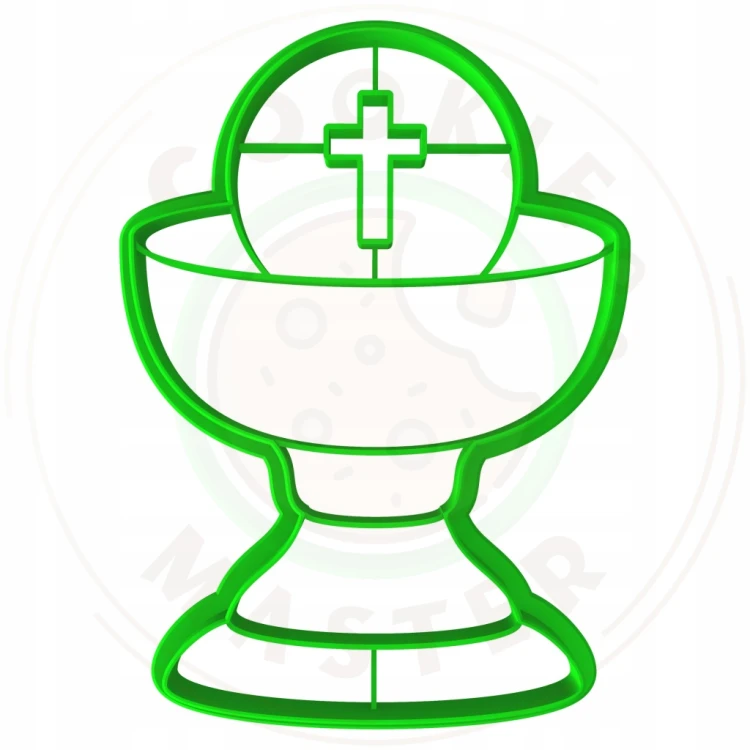 FOREMKA Wykrawacz do Pierników KOMUNIA - Kielich z hostią 10cm + Przepisy