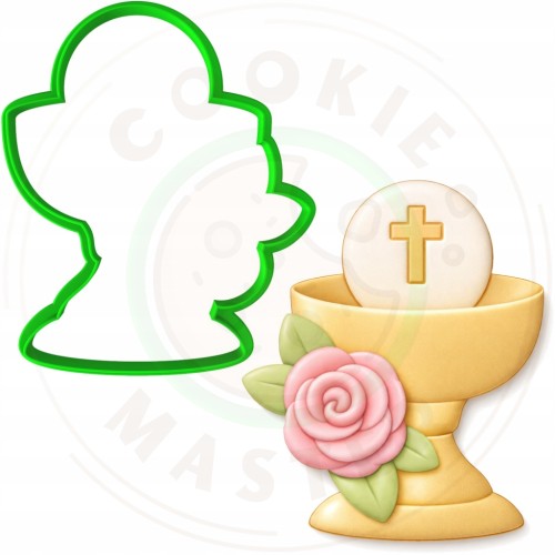 FOREMKA Wykrawacz do Pierników KOMUNIA - Kielich z hostią 10cm + Przepisy