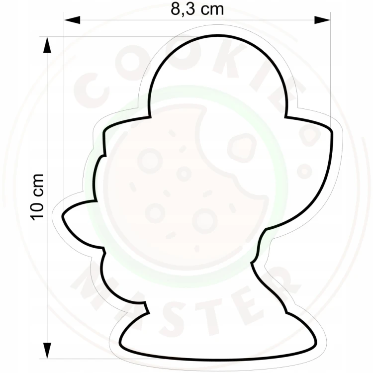 FOREMKA Wykrawacz do Pierników KOMUNIA - Kielich z hostią 10cm + Przepisy