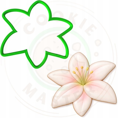 FOREMKA WIELKANOCNA Wykrawacz Pierników WIELKANOC Kwiat Lilia KWIATEK 9cm