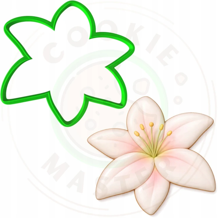 FOREMKA WIELKANOCNA Wykrawacz Pierników WIELKANOC Kwiat Lilia KWIATEK 9cm