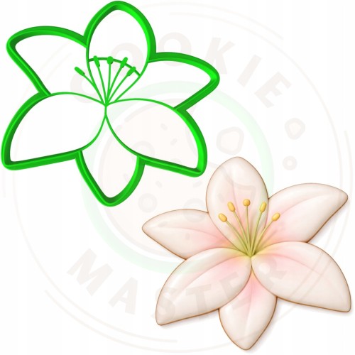 FOREMKA WIELKANOCNA Wykrawacz Pierników WIELKANOC Kwiat Lilia KWIATEK 9cm