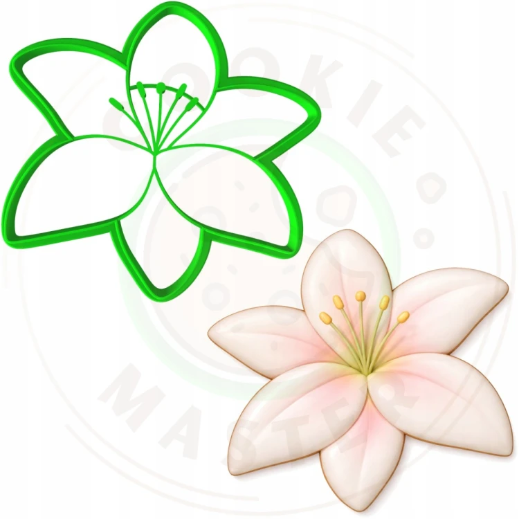 FOREMKA WIELKANOCNA Wykrawacz Pierników WIELKANOC Kwiat Lilia KWIATEK 9cm