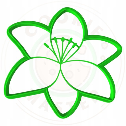 FOREMKA WIELKANOCNA Wykrawacz Pierników WIELKANOC Kwiat Lilia KWIATEK 9cm