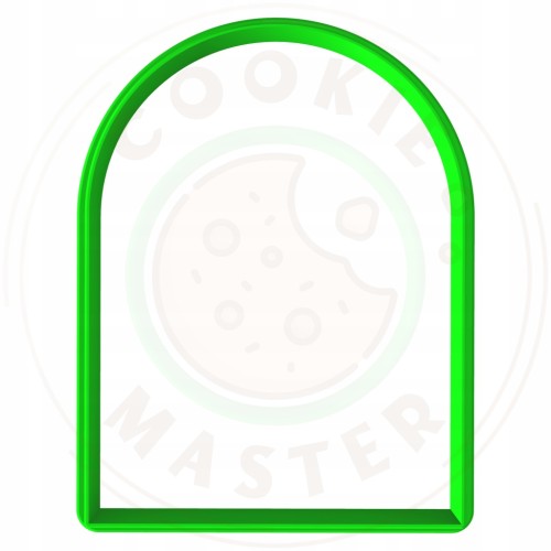 FOREMKA Wykrawacz Pierników KOMUNIA - Etykieta Plakietka Ramka życzenia 8cm