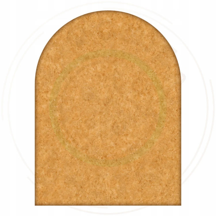 FOREMKA Wykrawacz Pierników KOMUNIA - Etykieta Plakietka Ramka życzenia 8cm