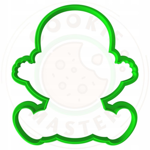 FOREMKA Wykrawacz do Pierników BABY SHOWER Bociankowe BOBAS 9cm + Przepisy