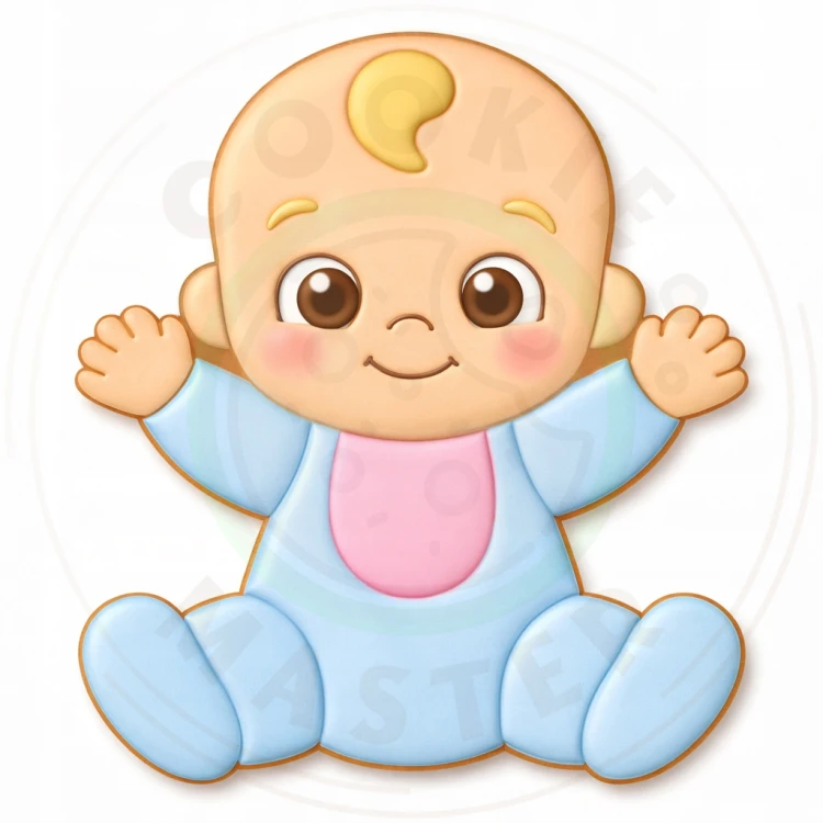 FOREMKA Wykrawacz do Pierników BABY SHOWER Bociankowe BOBAS 9cm + Przepisy