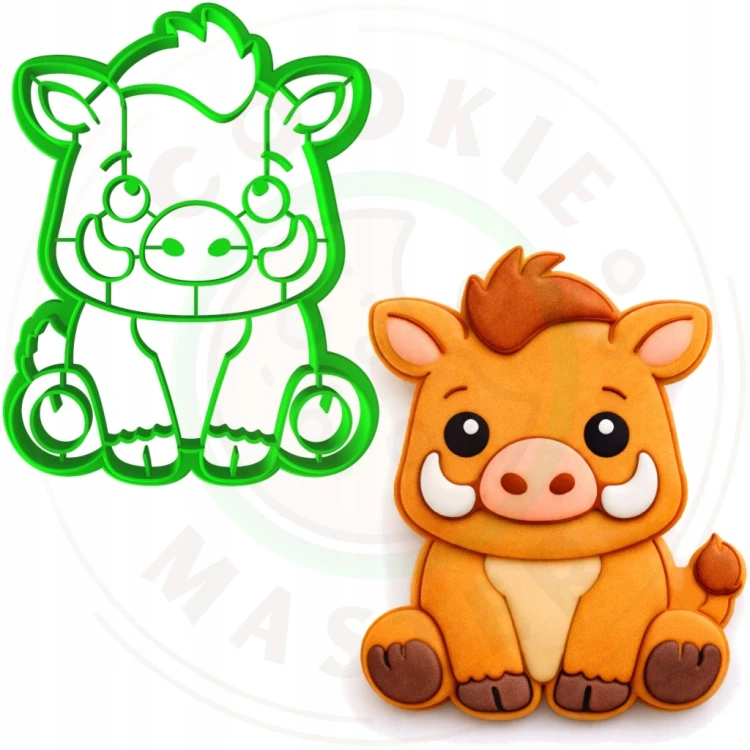 FOREMKA Wykrawacz do Pierników Lato ZWIERZĘTA AFRYKA GUZIEC 9,5cm + Przepis