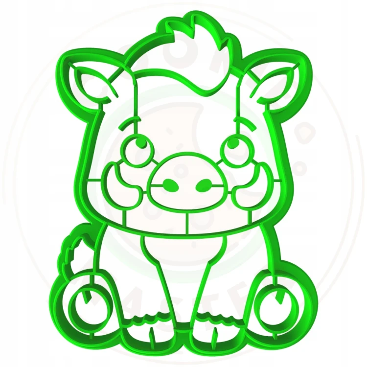 FOREMKA Wykrawacz do Pierników Lato ZWIERZĘTA AFRYKA GUZIEC 9,5cm + Przepis