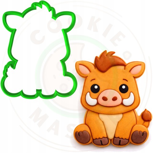 FOREMKA Wykrawacz do Pierników Lato ZWIERZĘTA AFRYKA GUZIEC 9,5cm + Przepis