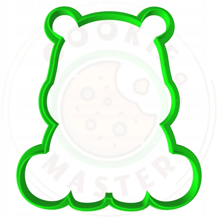 FOREMKA Wykrawacz do Pierników ZWIERZĘTA AFRYKA HIPOPOTAM 9cm + Przepisy