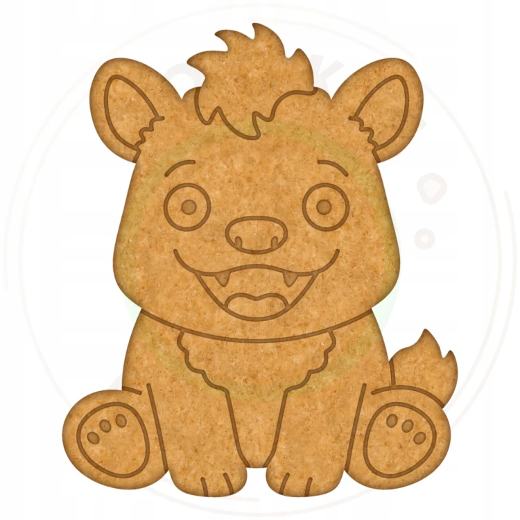 FOREMKA Wykrawacz do Pierników Lato ZWIERZĘTA AFRYKA HIENA 9cm + Przepisy