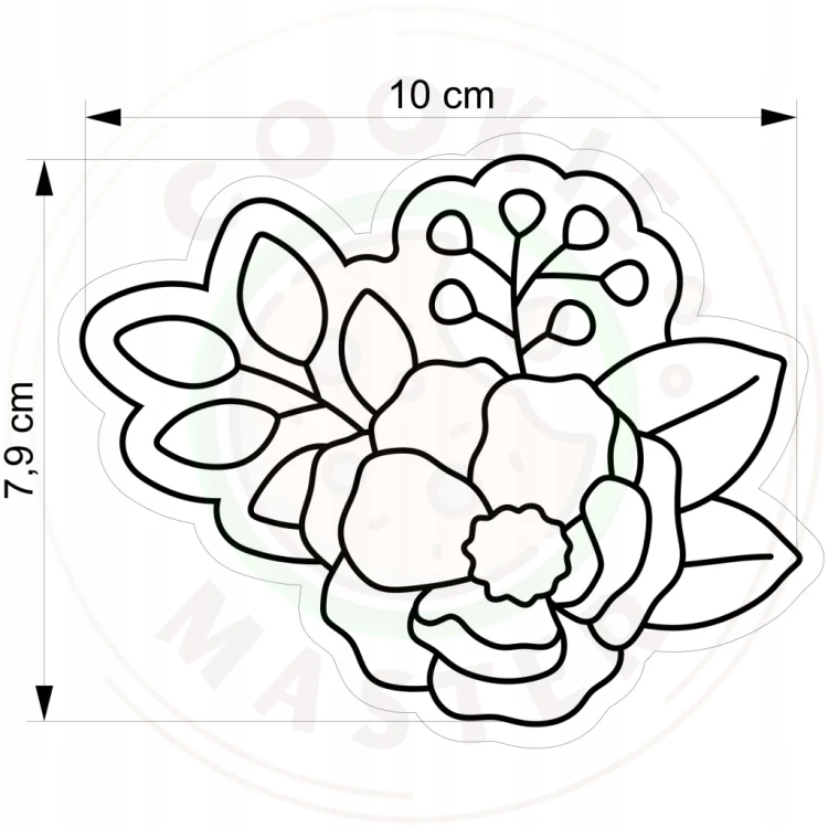 FOREMKA WIELKANOCNA Wykrawacz na DZIEŃ MATKI MAMY Kwiaty Kwiat KWIATKI 10cm