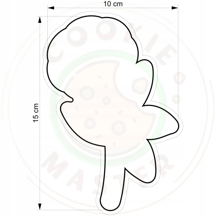 FOREMKA WIELKANOCNA Wykrawacz na DZIEŃ MATKI MAMY Kwiaty Kwiat KWIATEK 15cm