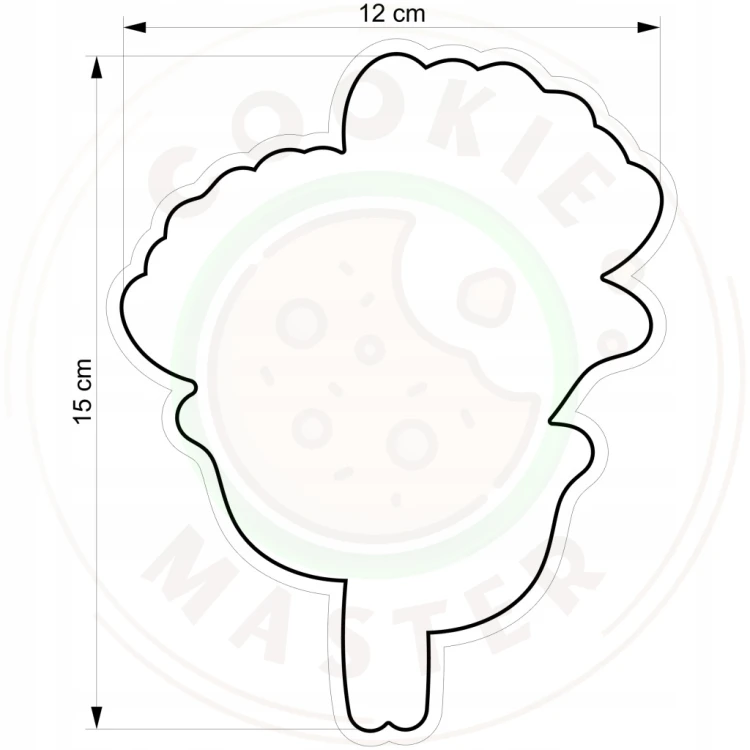 FOREMKA WIELKANOCNA Wykrawacz na DZIEŃ MATKI MAMY Kwiaty Kwiat KWIATEK 15cm